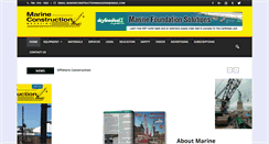 Desktop Screenshot of marineconstructionmagazine.com